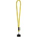 GOSPORT. SET Lanyard TUBE Long (Ø 7 mm) mit 9 mm Auslösekarabiner und Handyhalterung, 310 - Gelb