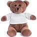 GRIZZLY. Teddy-Plüschtier mit T-Shirt, Weiß
