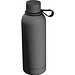 Gummierte Trinkflasche mit Schlaufe, 700ml, anthrazit