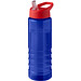 H2O Active® Eco Treble 750 ml Sportflasche mit Stülpdeckel & Trinktülle, blau, rot