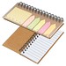 Haftnotiz Set mit Spiralblock , beige
