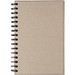 Hardcover-Notizbuch aus recyceltem Karton Caleb, Braun