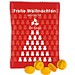 HARIBO Fruchtgummi 10g, Smile, rotes Weihnachtsmotiv