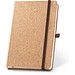 HAWKINS A5. A5 Notizblock aus Kork mit unlinierten Seiten, Natur