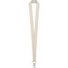 HEATHROW. Lanyard aus 100% Baumwolle, Naturhell