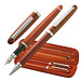 Holz-Schreib-Set/Stifthalter, Silber