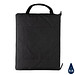 Impact Aware™ RPET faltbare, gesteppte Picknickdecke, schwarz