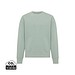 Iqoniq Kruger Relax-Rundhals-Sweater aus recycelt. Baumwolle, Iceberg green, XL