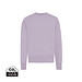 Iqoniq Kruger Relax-Rundhals-Sweater aus recycelt. Baumwolle, lavender, L