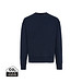 Iqoniq Kruger Relax-Rundhals-Sweater aus recycelt. Baumwolle, navy blau, L
