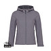 Iqoniq Makalu Damen Softshelljacke aus recyceltem Polyester, vulcano heather grey, L