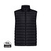 Iqoniq Meru Herren Bodywarmer aus recyceltem Polyester, schwarz, XL