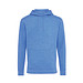 Iqoniq Torres ungefärbter Hoodie aus recycelter Baumwolle, heather blue, L