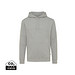 Iqoniq Torres ungefärbter Hoodie aus recycelter Baumwolle, heather grey, XS