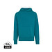 Iqoniq Yoho Relax-Hoodie aus recycelter Baumwolle, verdigris, L