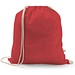 ISTANBUL. Rucksack aus recycelter Baumwolle (70%), Polyester (30% rPET) (150 g/m²), Rot