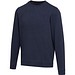 Jasper 280 g/m² Pullover mit Rundhalsausschnitt aus recycelter Bio Baumwolle (OCS), unisex, navy, 3XL