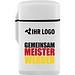 Jet-Flame Feuerzeug Rubber Fan-Edition mit WM-Motiv Meister, Weiß