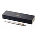 PARKER Kugelschreiber Jotter Edelstahl, blaue Mine, silber