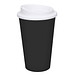 Kaffeebecher Premium, 350 ml, schwarz/weiß