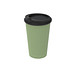 Kaffeebecher ToGo mit Deckel, 300 ml, geselliges grün/schwarz