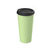 Kaffeebecher ToGo mit Deckel, 400 ml, geselliges grün/schwarz