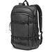 KAMPALA. Laptop-Rucksack aus 900D hochdichtem recyceltem Polyester mit wasserdichter Beschichtung und 210D Futter aus recyceltem Polyester 17'3", Schwarz