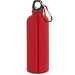 KELCE. Edelstahlflasche mit einwandiger Ausführung und Karabiner, 550 ml, Rot