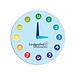 Kinderuhr, individuell, Digitaldruck, 1-seit. Druck