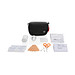 Kleines Erste-Hilfe-Set in RCS recycelter Nubuk-PU Tasche, schwarz