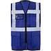Korntex® Comfort Warnweste Hamburg, Multifunktional, M, Königsblau