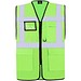Korntex® Comfort Warnweste Hamburg, Multifunktional, M, Neongrün
