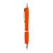Weizenstroh-Kugelschreiber Terry, blaue Mine, orange
