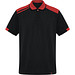 Kurzarm-Poloshirt Samurai in Farbkombination, XXXL, schwarz/rot