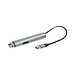 Ladekabel Connect, 4 in 1, silber