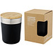 Lagan 300 ml Kupfer-Vakuum Isolierbecher mit Bambusdeckel, schwarz