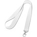 LARIAT. Lanyard aus Polyester mit 20mm Breite, Weiß