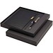Legato A5 Notizbuch und Tintenroller Set, schwarz