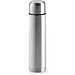 LITER. Thermosflasche aus Edelstahl 1000 ml, Silber