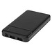 Loop 10.000 mAh Powerbank aus recyceltem Kunststoff, schwarz