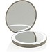 Lumora aufladbarer RCS LED Make-Up-Spiegel, beige