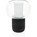 Lux 10W Lautsprecherlampe aus RCS recyceltem Kunststoff, schwarz