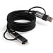 MagCable 4in1 premium magnet , Grau