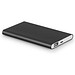MARCET. Powerbank Slim 4'000 mAh aus 70 % recyceltes ABS (70% rABS) und 30 % recyceltes Aluminium (30% rAL), Schwarz