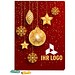 Marken Wand Adventskalender, Lindt Schokotäfelchen, Christbaumkugeln Gold