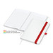 Geiger-Notes Match-Book Creme Bestseller Notizbuch Natura A5, inkl. Druck, rot