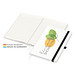 Geiger-Notes Match-Book green+blue Notizbuch A4 Cover-Star Recycling-Matt, inkl. Druck auf Einband, schwarz