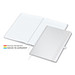 Geiger-Notes Match-Book White Bestseller Notizbuch A4 Cover-Star matt, inkl. Druck, weiß