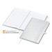 Geiger-Notes Match-Book White Bestseller Notizbuch A5 Cover-Star matt, inkl. Druck, weiß