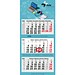 Geiger-Notes Monatskalender Maxi Light 3 Bestseller, inkl. Druck, Deutsch